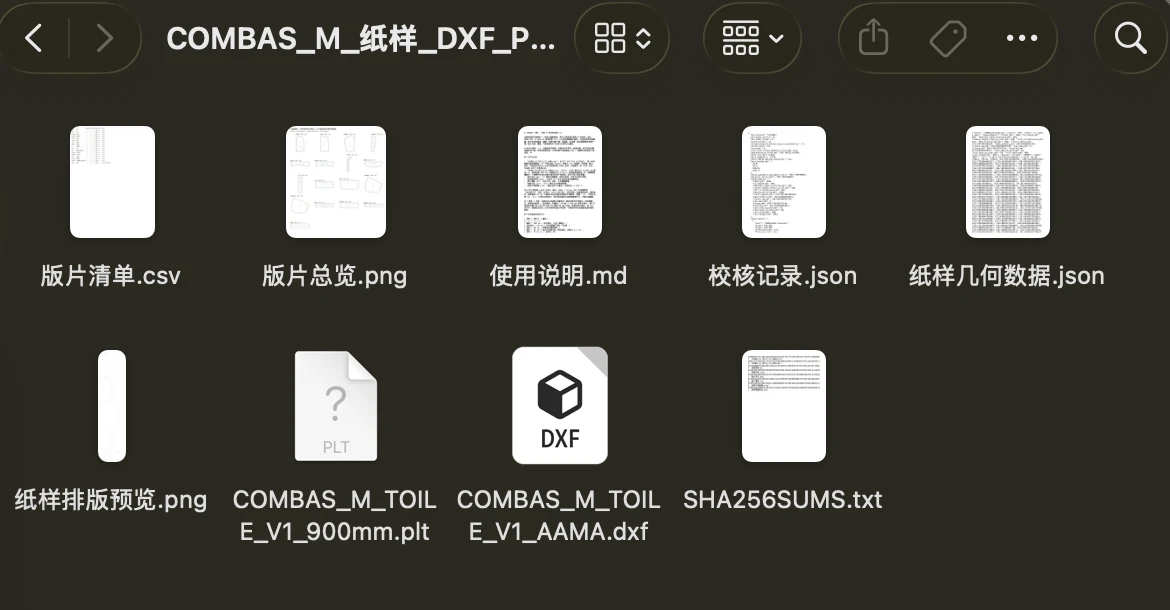 案例实际交付文件清单 · 截图预览